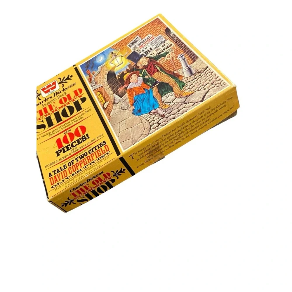 Vintage Whitman Charles Dickens The Old Curiosity Shop 400 Pc Puzzle Complete